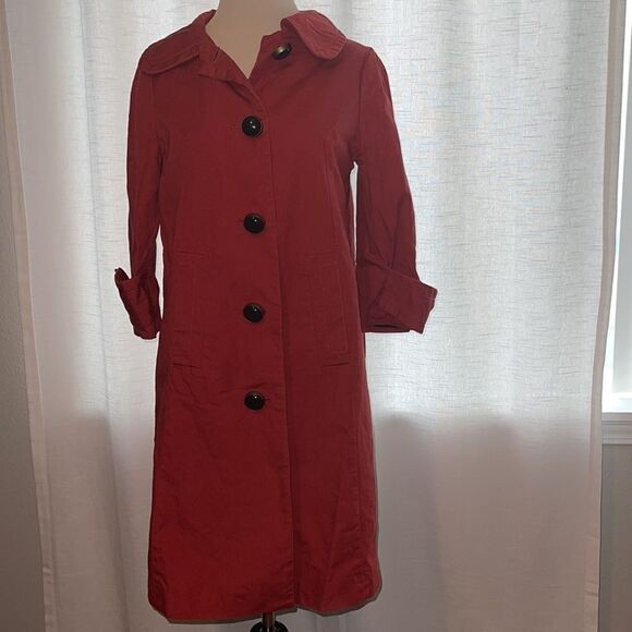 VERTIGO PARIS XSMALL 100% cotton TRENCH COAT - Picture 3 of 8